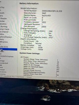 MacBook Pro 2020 Plata 512GB 8GB RAM