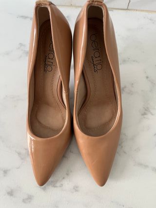 Tacones Beira Rio Beige Talla 35