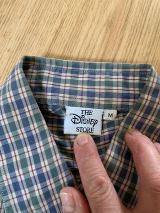 Camisa cuadros Mickey Mouse Disney Talla M