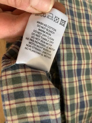 Camisa cuadros Mickey Mouse Disney Talla M