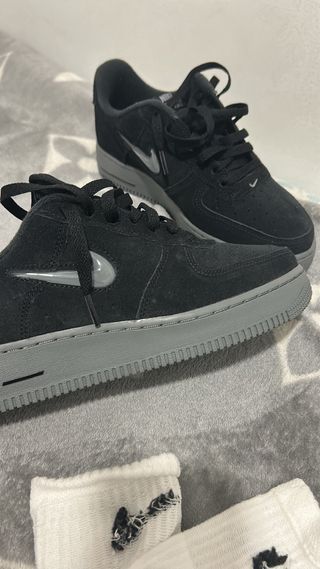 Nike Air Force 1 Gris Plata