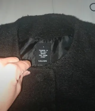 Cappotto Calliope nero