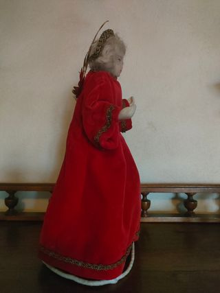 Antico Angelo Natalizio in cera