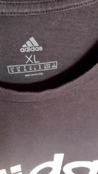 Camiseta Adidas Hombre Talla XL Negra