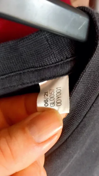 Camiseta Adidas Hombre Talla XL Negra