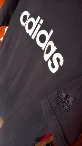 Camiseta Adidas Hombre Talla XL Negra