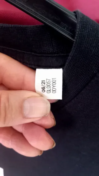 Camiseta Adidas Hombre Talla XL Negra