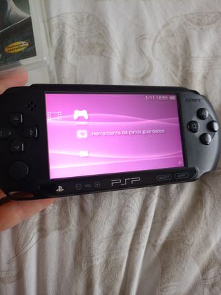 Consola PSP Street Negra + Juegos