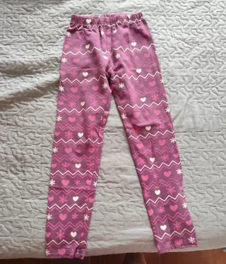 Collant da bambina a forma di cuore e fiocco di neve