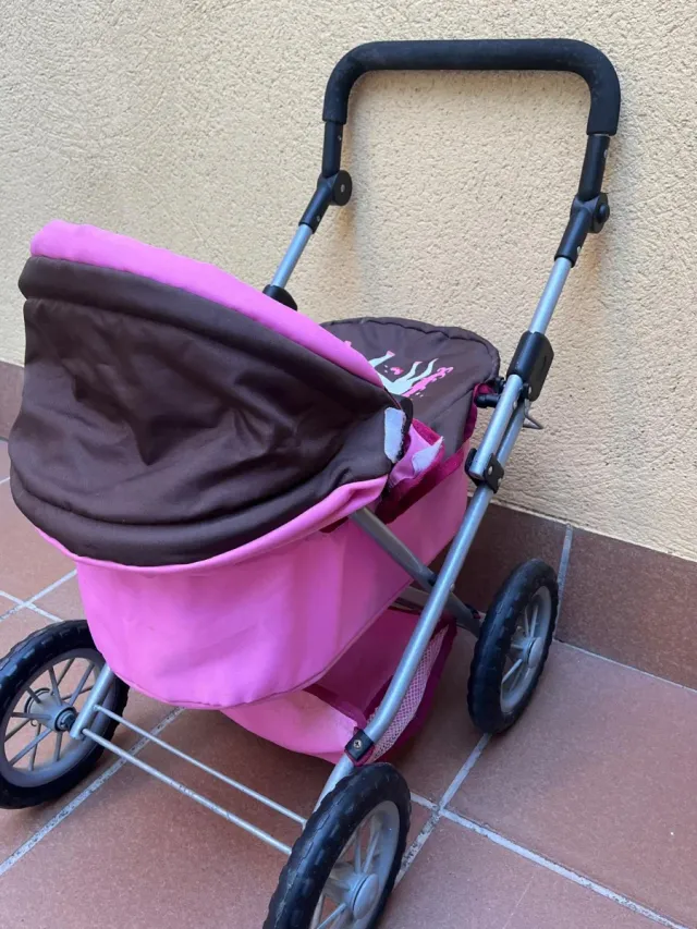 Carrito Muñecas Rosa