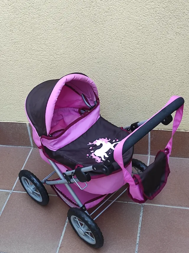 Carrito Muñecas Rosa