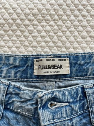Pantalones cortos vaqueros Pull&Bear desgastados
