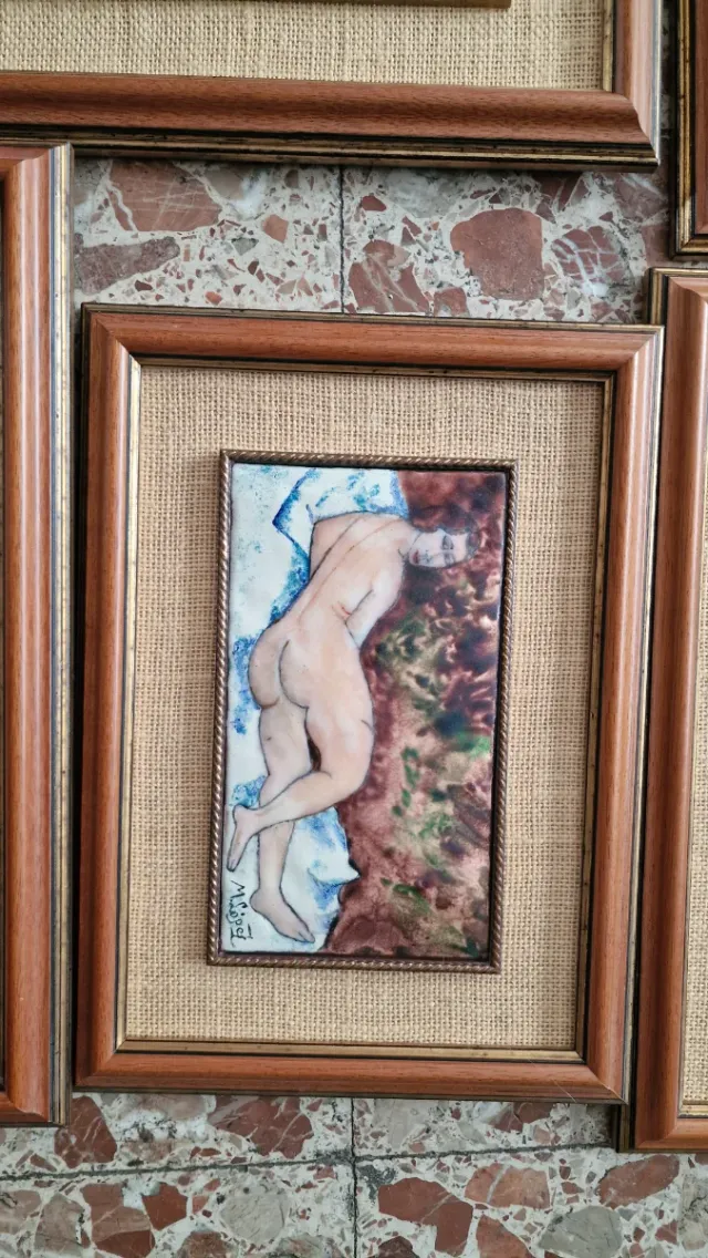 Cuadro Cerámica Mujer Figura