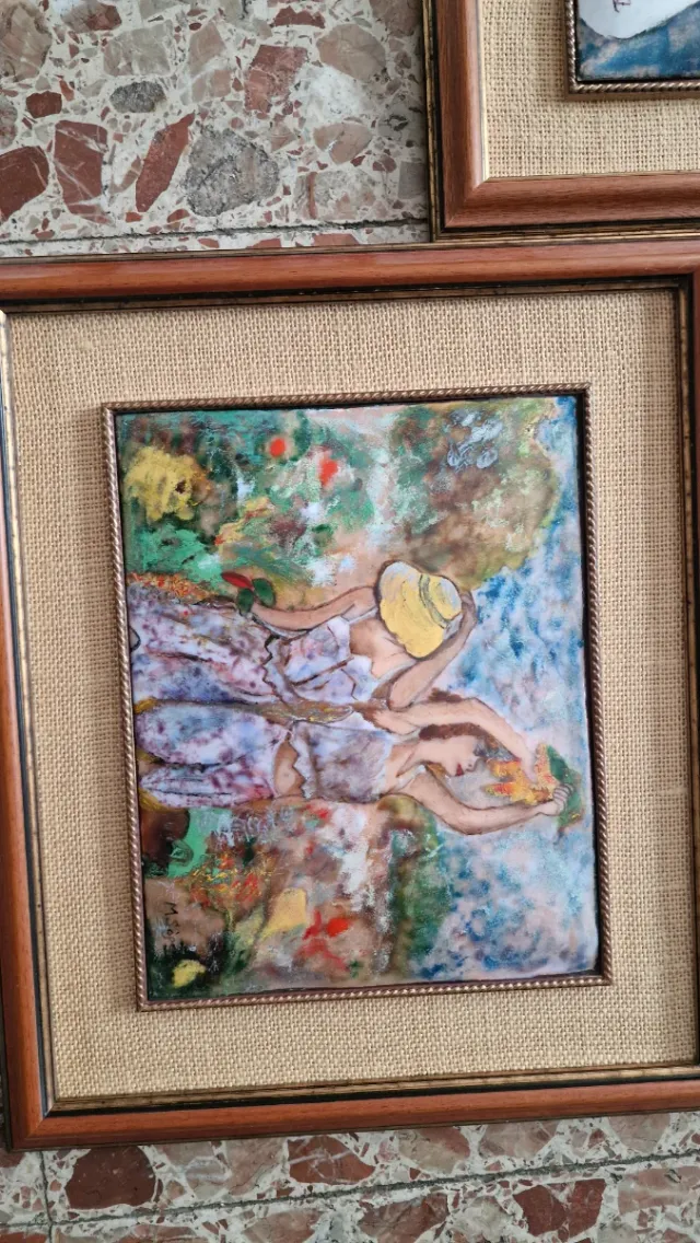 Cuadro Cerámica Mujer Figura