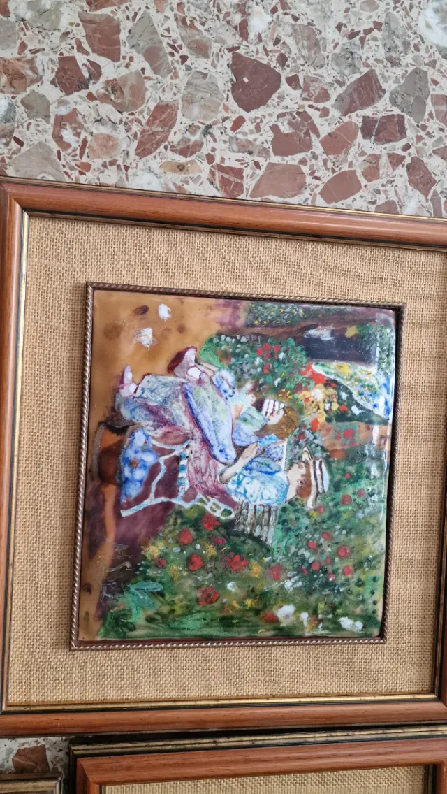 Cuadro Cerámica Mujer Figura