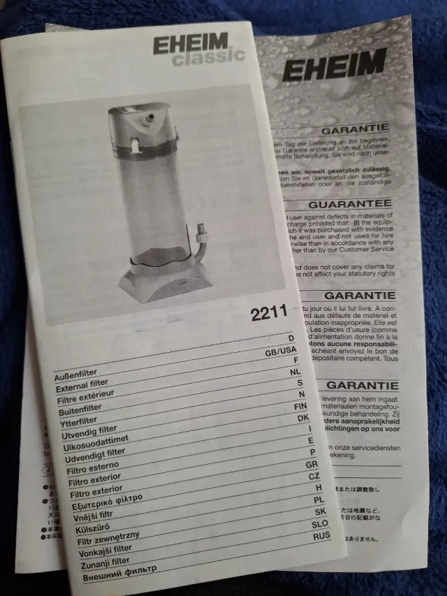 Filtro exterior acuario EHEIM 2211