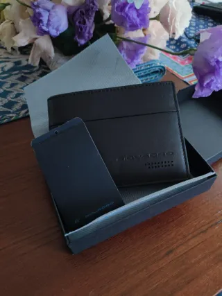 Portafogli Piquadro nero mai utilizzato