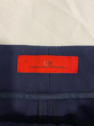 Pantalón azul marino Carolina Herrera