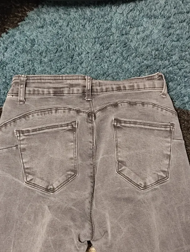 Pantalón vaquero gris mujer ana&Lucy Talla M