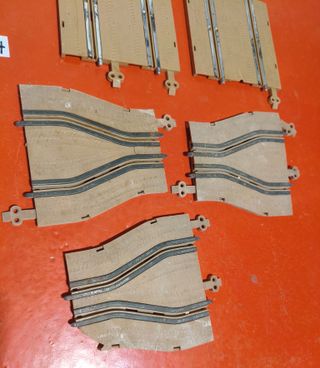 Lote STS Scalextric: pistas, mandos, transformador