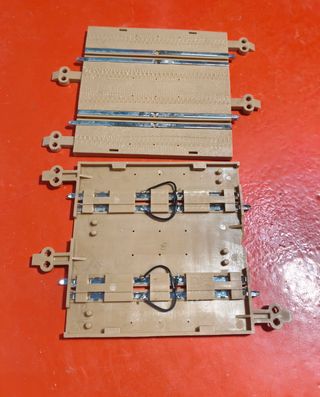 Lote STS Scalextric: pistas, mandos, transformador