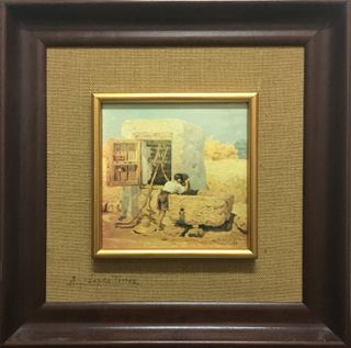 Reproducción NIÑO BEBIENDO AGUA (A. López Torres)