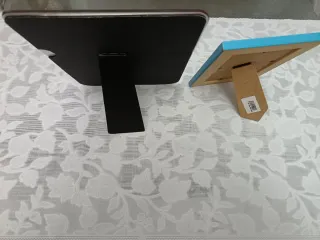 Marco de fotos azul y blanco marcodecor