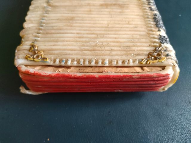 Antico libro in cera policroma