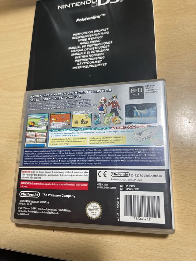 Pokémon SoulSilver Nintendo DS Edición Plata