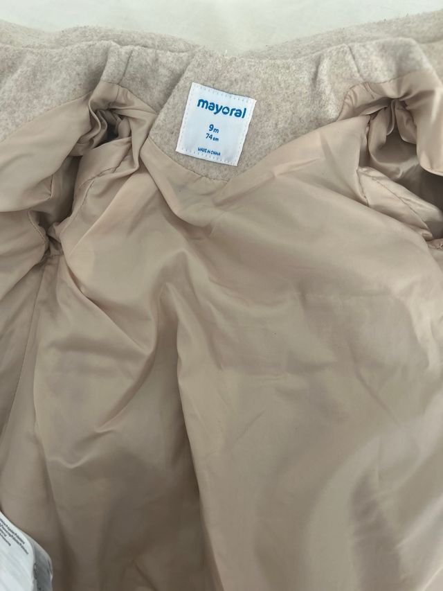 Abrigo niña mayoral 74sm