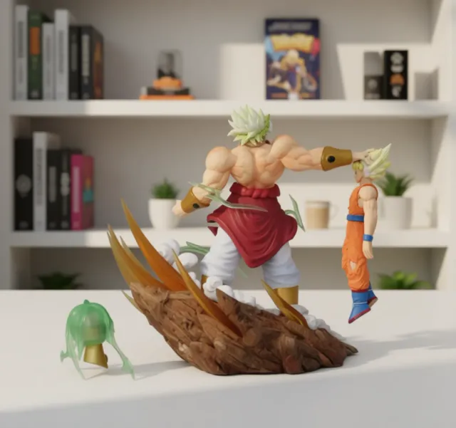 Figura de Dragon Ball Z Broly vs Goku