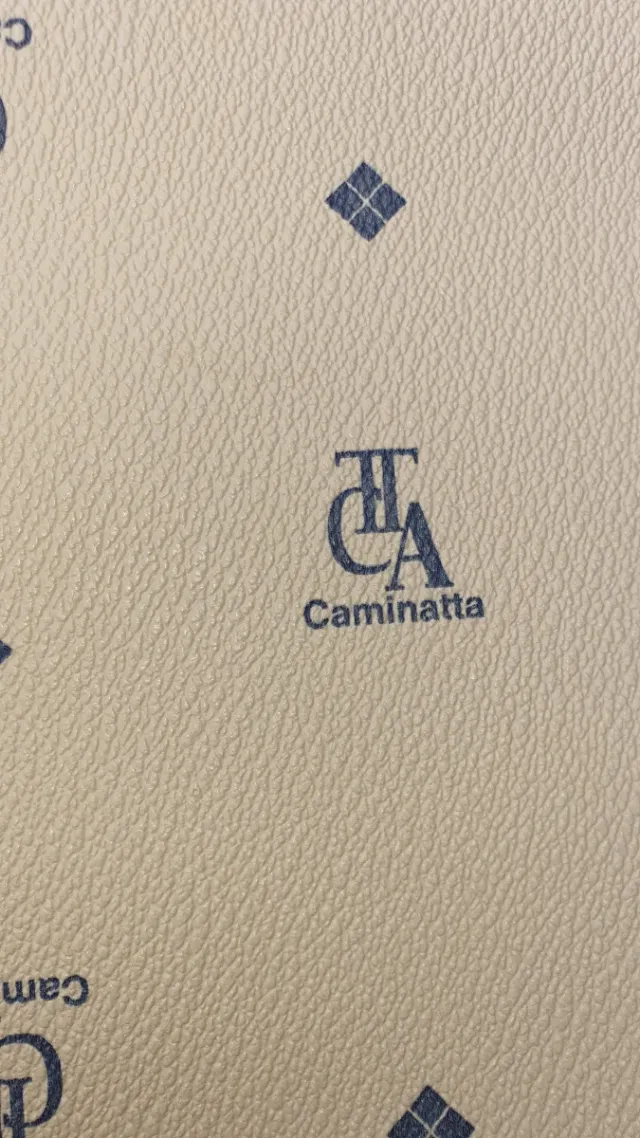 Mala senhora Caminatta bege e preta