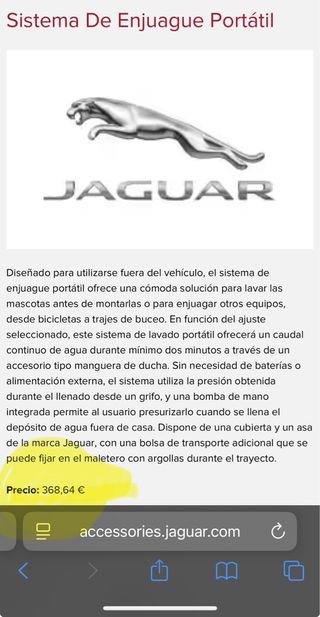 Jaguar Ducha Portátil