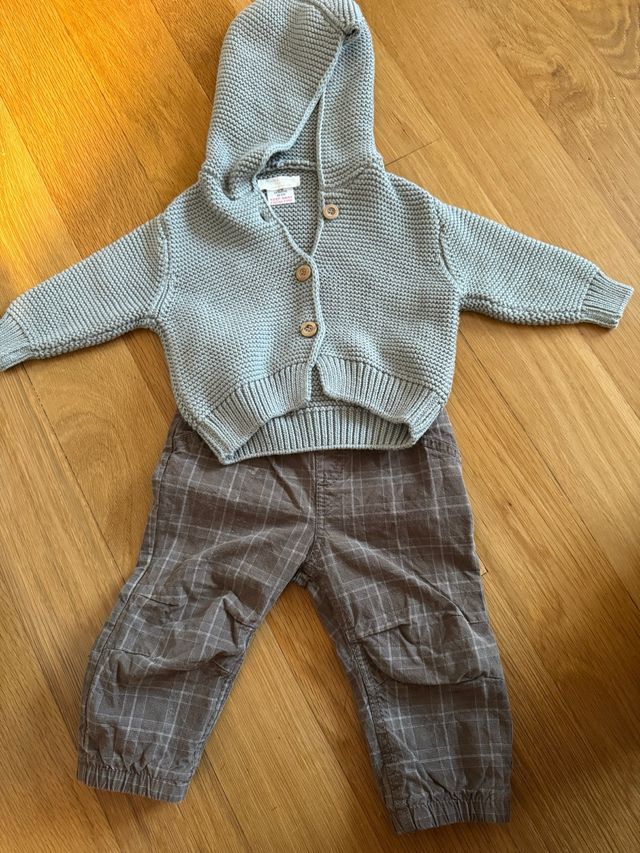 Conjunto bebé: Chaqueta y pantalón