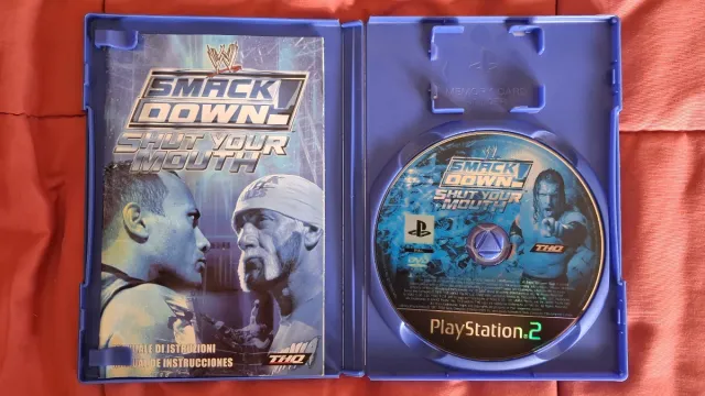 PS2 tre Giochi WWE SmackDown Shut + Pain + Raw