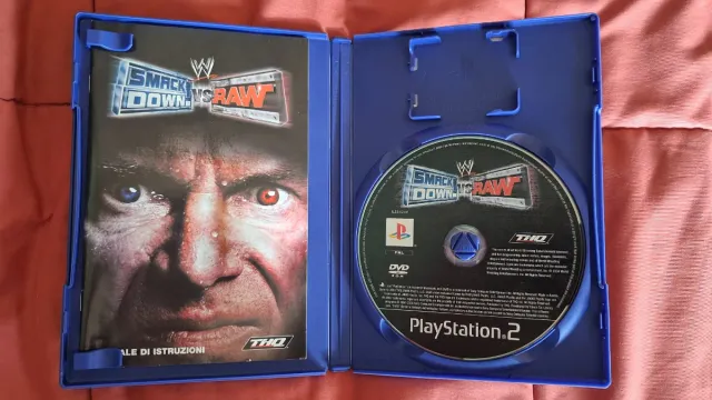 PS2 tre Giochi WWE SmackDown Shut + Pain + Raw