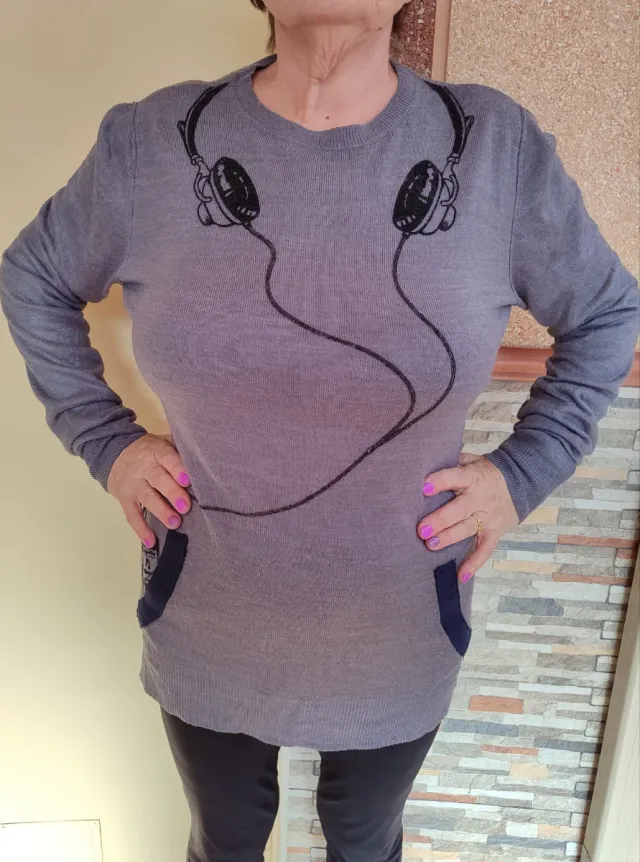 Jersey Desigual mujer gris