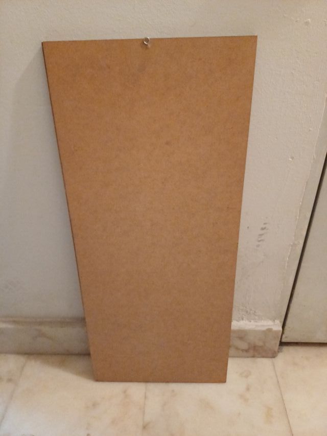 Cuadro de flores en madera