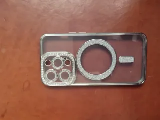 Cover iPhone 14 Pro cornice argento