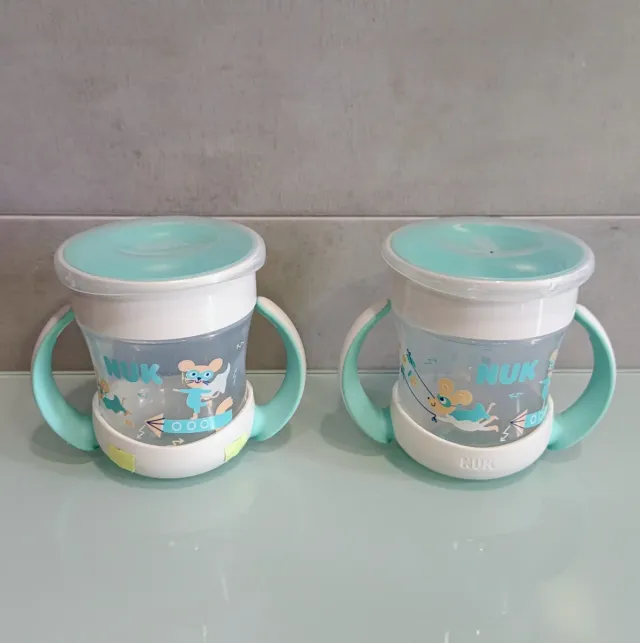 2 Vasos Antigoteo NUK Aprendizaje