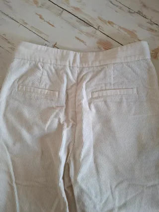 Pantalón pana Massimo Dutti crudo