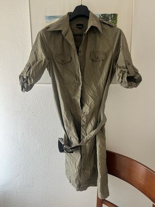 Vestido verde militar