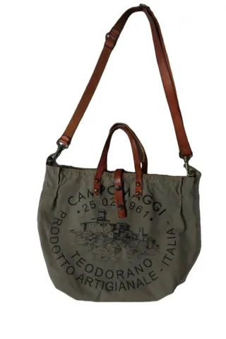 Bolso Campomaggi Caqui/Verde Militar