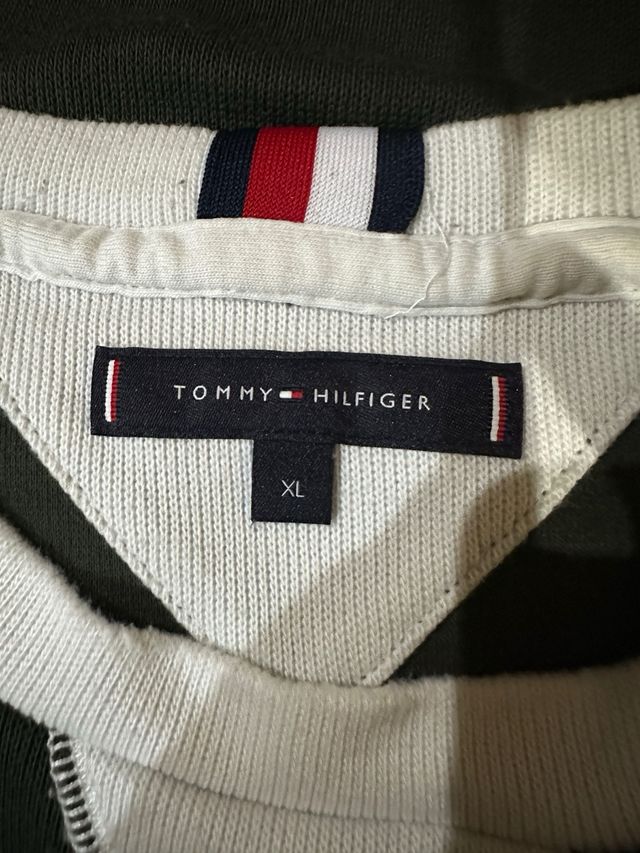 Jersey Tommy Hilfiger Bordado Verde Oscuro