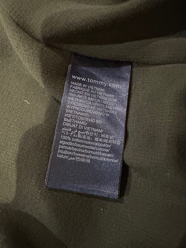 Jersey Tommy Hilfiger Bordado Verde Oscuro
