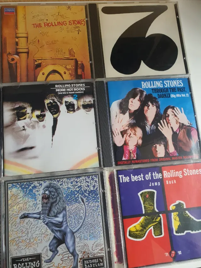 Lote 6 CDs The Rolling Stones