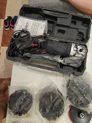 Pulidora con 16 discos