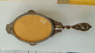 Specchio a mano Art Nouveau antico