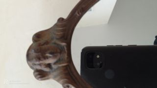 Specchio a mano Art Nouveau antico