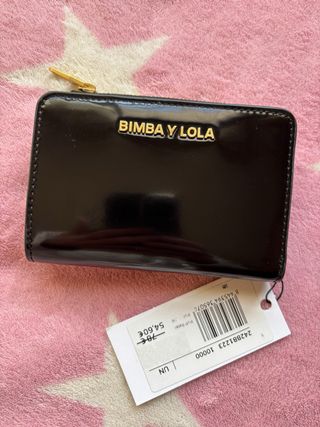 Monedero Bimba y Lola Negro Charol